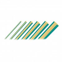 Термоусаживаемая трубка SMARTBUY 2/1-4/2-6/3-8/4-10/5-12/6 (6 размеров по 3 шт, 10 см), желто-зеленая (SBE-H (10/10) (SBE-HST-as-yg)