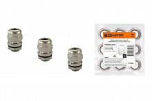 Кабельный ввод-сальник TDM латунный М 22 (У262) IP68 TDM (1/10/400) (SQ0806-0302)