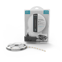 Комплект светодиодной ленты GAUSS Basic 2835/60 12V 6W/m 600lm/m 4000K 8mm IP65 5m 1/50 (BT014)