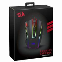 Мышь проводная REDRAGON Legend Chroma X RGB,24 кнопки,32000 dpi , черный (1/40) (70517)