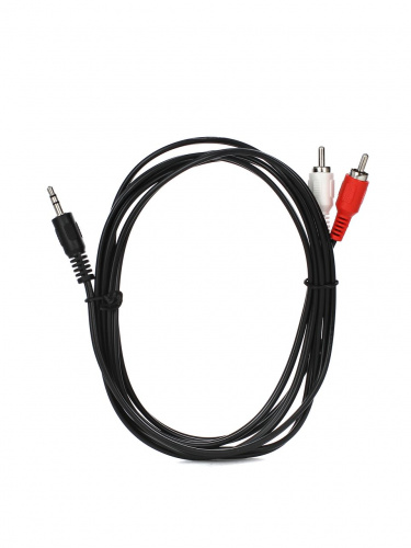 Кабель соединительный VCOM 3.5 Jack (M) / 2xRCA (M), стерео, аудио, 1.8 м. (1/145) (VAV7183-1.8M) фото 2