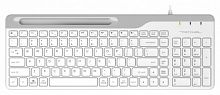 Клавиатура проводная A4TECH Fstyler FK25 USB slim, белая (1/20) (FK25 WHITE)