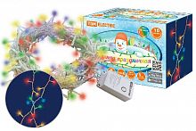 Гирлянда светодиодная СГ100M10, многоцвет., 10м, 8 режимов, 250 В, TDM (1/30/60) (SQ0361-0037)