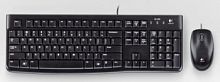 Комплект проводной Клавиатура + Мышь LOGITECH MK120, USB, клав:черная мышь:черная/серая [920-002561] (1/10)