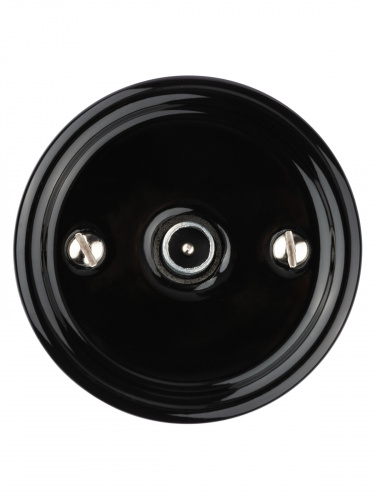 Розетка TDM TV оконечная черная «Болонь» (1/72) (SQ1820-0253) фото 5