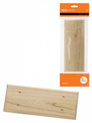 Накладка на бревно деревянная универсальная НБУ 1Пх3 280 мм, сосна TDM (1/6/48) (SQ1821-0030)