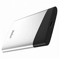 Внешний SSD  Netac   960 GB  Z6S USB-C чёрный/серебро, USB 3.2 (NT01Z6S-960G-32SL)