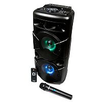 Портативная акустика напольная DIALOG Oscar AO-20 1.0, 30W RMS, беспроводной микрофон, BT+FM+USB+SD+LED