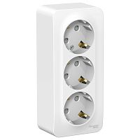 Розетка 3-м О/У BLANCA 16А IP20 250В с заземл. защ. шторки с изолир. пластиной бел. Systeme Electric BLNRA011311 (1/5/30)