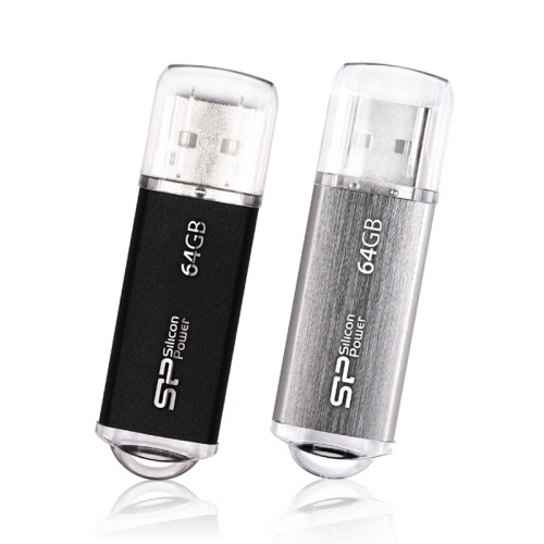 Флеш-накопитель USB  64GB  Silicon Power  Ultima II  серебро (SP064GBUF2M01V1S) фото 3