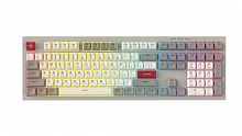 Клавиатура проводная RITMIX RKB-508BL, серая, клавиш 108, проводное подкл.- USB Type-C, подстветка (1/10) (80004447)
