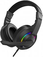 Гарнитура проводная игровая Оклик HS-L315G черный 1.8м накладные USB оголовье (2007552)