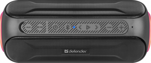 Колонка портативная DEFENDER Enjoy S1000 20Вт, bluetooth 4.2.,cветодиодная подсветка,черный (1/20) (65688) фото 3