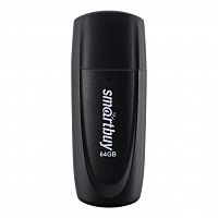 Флеш-накопитель USB  64GB  Smart Buy  Scout  чёрный (SB064GB2SCK)