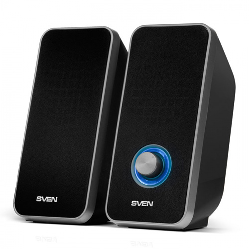 Акустическая система 2.0 SVEN 325, USB, мощность 2x3 Вт(RMS), чёрный (1/20) (SV-014643)