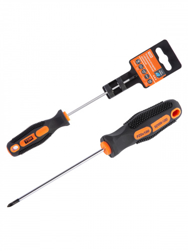 Отвертка позидрайв двухкомпонентная CR-V тип PZ 0x100 серия "Алмаз" TDM (1/12/144) (SQ1006-1202)