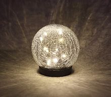 Светильник ЭРА ERASF012-24 ЭРА садовый Шар на солнечной батарее 15 LED 15 cм (12/144) (Б0044232)