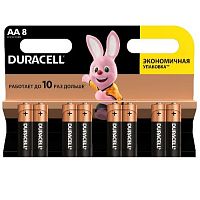 Элемент питания DURACELL  LR6  BL8 BASIC  (8/96/18240) (C0037387)
