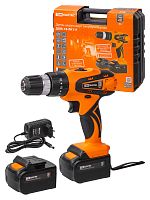 Дрель-шуруповерт акк. ДША-18-ЛК1-У 18 В, 2 А*ч Li-Ion 2 шт, 32 Нм, 0-1400 об/мин, кейс, "Рубин" TDM (1/6) (SQ1030-0205)