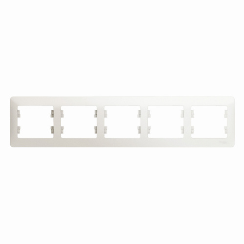 Рамка 5-м GLOSSA горизонт. перламутр Systeme Electric GSL000605 (1/5/20) Рамка 5-м GLOSSA горизонт. перламутр Systeme Electric GSL000605 (1/5/20)