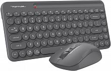 Комплект беспроводной Клавиатура+Мышь A4TECH Fstyler FG3200 Air2 клав:серый мышь:серый USB slim Multimedia (FG3200 AIR2 (Grey))(1/10)
