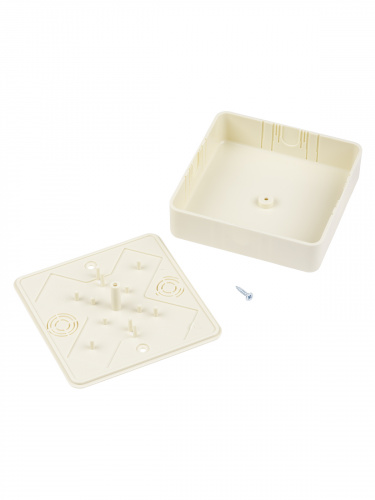 Коробка распаячная КР 100х100х29 ОП, сл. кость, IP40, инд. штрихкод TDM (42/42) (SQ1401-1807) фото 4 Коробка распаячная КР 100х100х29 ОП, сл. кость, IP40, инд. штрихкод TDM (42/42) (SQ1401-1807) фото 4