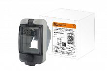 Крышка защитная для выреза в шкафу пластик 2 модуля IP67 TDM (SQ0911-0005)