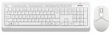 Комплект беспроводной Клавиатура + Мышь A4TECH Fstyler FG1012 USB Multimedia, белый (1/10) (FG1012 WHITE)