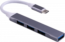 Разветвитель DEFENDER HB-05 Type-C, разъемы: USB3.0/USB2.0 х 3 шт (1/50/400) (83033)