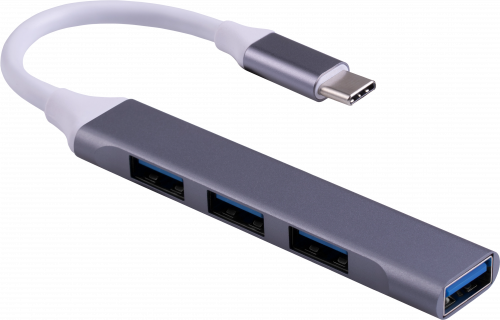 Концентратор-USB (хаб) DEFENDER HB-05 Type-C, разъемы: USB3.0/USB2.0 х 3 шт (1/50/400) (83033)