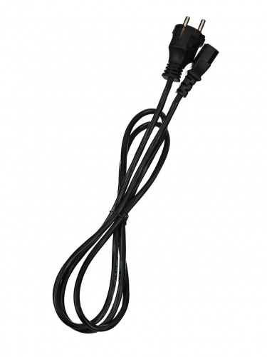 Кабель компьютер - розетка 220V EU (прямой) <VDE>3GX1,0мм2, 1,8m, медь, Telecom <TE021-CU1.0-1.8>(1/100) (TE021-CU1.0-1.8M) фото 2