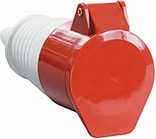 Розетка 214 переносная 3Р+РЕ 16А 380В IP44 TDM (1/100) (SQ0603-0011)