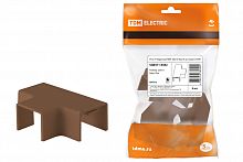 Угол Т-образный КМТ 20х10 бук (цена за уп. 4шт./комп.) TDM (1/25/250) (SQ0411-0362)