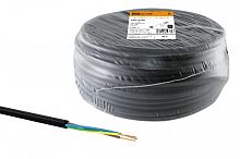 Провод TDM ПВС 3х0,75 ГОСТ (50м), черный (SQ0118-0287)