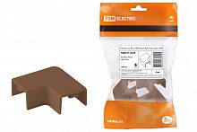 Поворот на 90 гр. КМП 40x25 бук (цена за уп. 4шт./комп.) TDM (1/25/250) (SQ0411-0345)