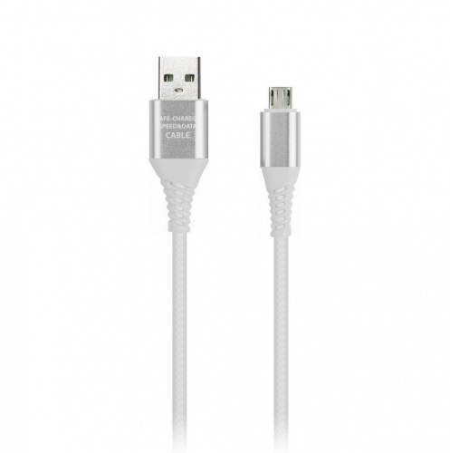 Кабель Smartbuy MicroUSB в рез.оплет. Gear, 1м. мет.након., <2А, бел.(1/50) (iK-12ERGbox white) Кабель Smartbuy MicroUSB в рез.оплет. Gear, 1м. мет.након., <2А, бел.(1/50) (iK-12ERGbox white)
