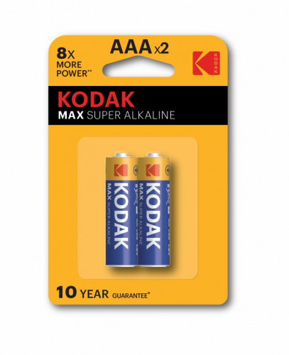 Элемент питания KODAK MAX  LR03  BL2 (K3A-2)   (20/100/16000) (Б0005132) фото 2