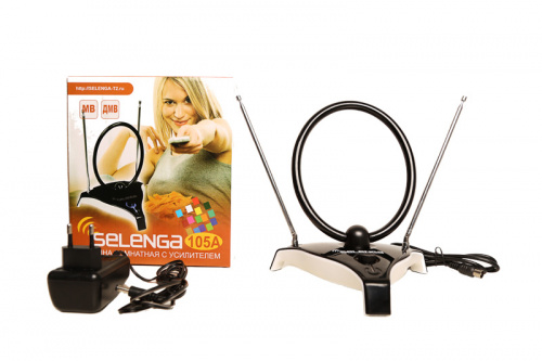 Антенна комнатная SELENGA 105A активная (1/30) (2275) Антенна комнатная SELENGA 105A активная (1/30) (2275)