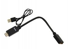 Кабель-переходник HDMI(M) +USB---> DP(F) 0.15m  4K*30Hz VCOM<CG599>  (CG599-0.15M)
