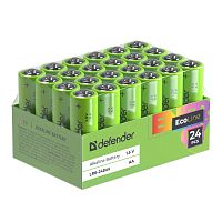 Элемент питания DEFENDER LR6 АА EcoLine box24 (24/480) (56051)