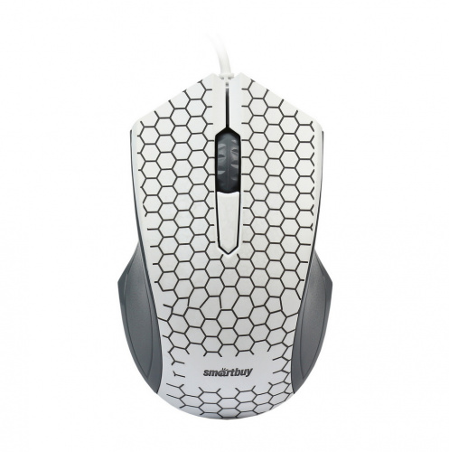 Мышь проводная Smartbuy ONE 334, белая, USB 2.0 (1/40) (SBM-334-W)