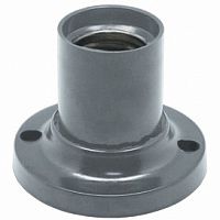 Патрон ECOLA накладной прямой E14 Серебряный (10/1000) (AB7SLSEAY)