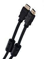 Кабель HDMI to HDMI (19M -19M) ver.1.4b, 2 фильтра, позолоч. контакты, 15м. TELECOM (1/20) (CG511D-15M)