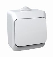 Переключатель проходной 1-кл. О/У ЭТЮД 10А IP44 10AX бел. Systeme Electric BA10-046B (1/14/112)