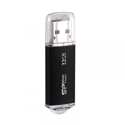 Флеш-накопитель USB  32GB  Silicon Power  Ultima II  чёрный (SP032GBUF2M01V1K)