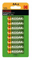 Аккумулятор KODAK  HR6-8BL 2700mAh (8/48/384/16128) (Б0056005)