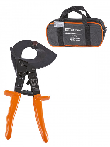 Ножницы TDM секторные НС-45 для резки кабеля, “МастерЭлектрик” (1/10) (SQ1027-0212)