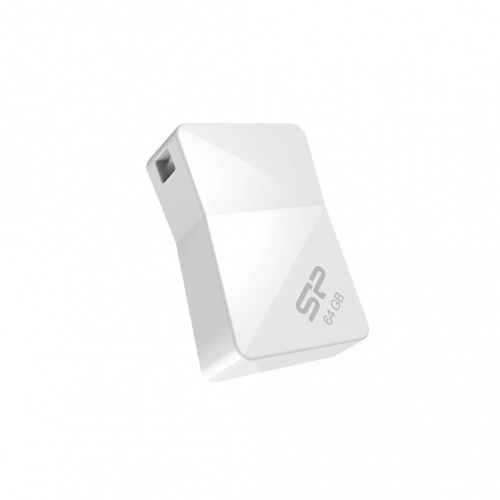 Флеш-накопитель яUSB  16GB  Silicon Power  Touch T08  белый (SP016GBUF2T08V1W)