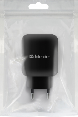 Блок питания сетевой 2 USB DEFENDER EPA-13, черный, 5V/2.1А, пакет (1/50/200) (83840) фото 7