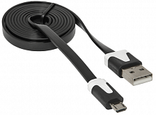 Кабель DEFENDER USB08-03P USB2.0, AM-MicroBM, 1м, черный (1/500) (87475)